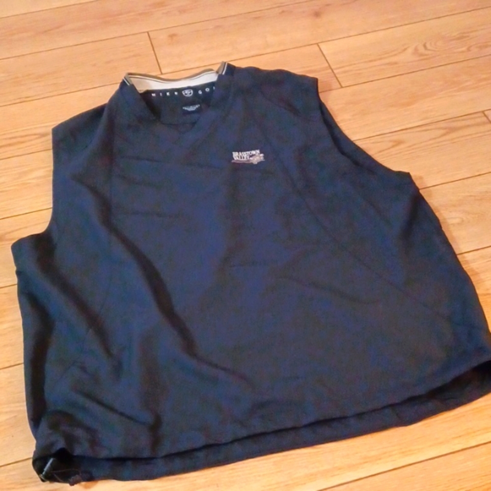 Nike Men's Golf Vest Navy Polyester Brasstown Valley Resort EUC Large